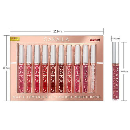 Waterproof Matte Lipstick Set