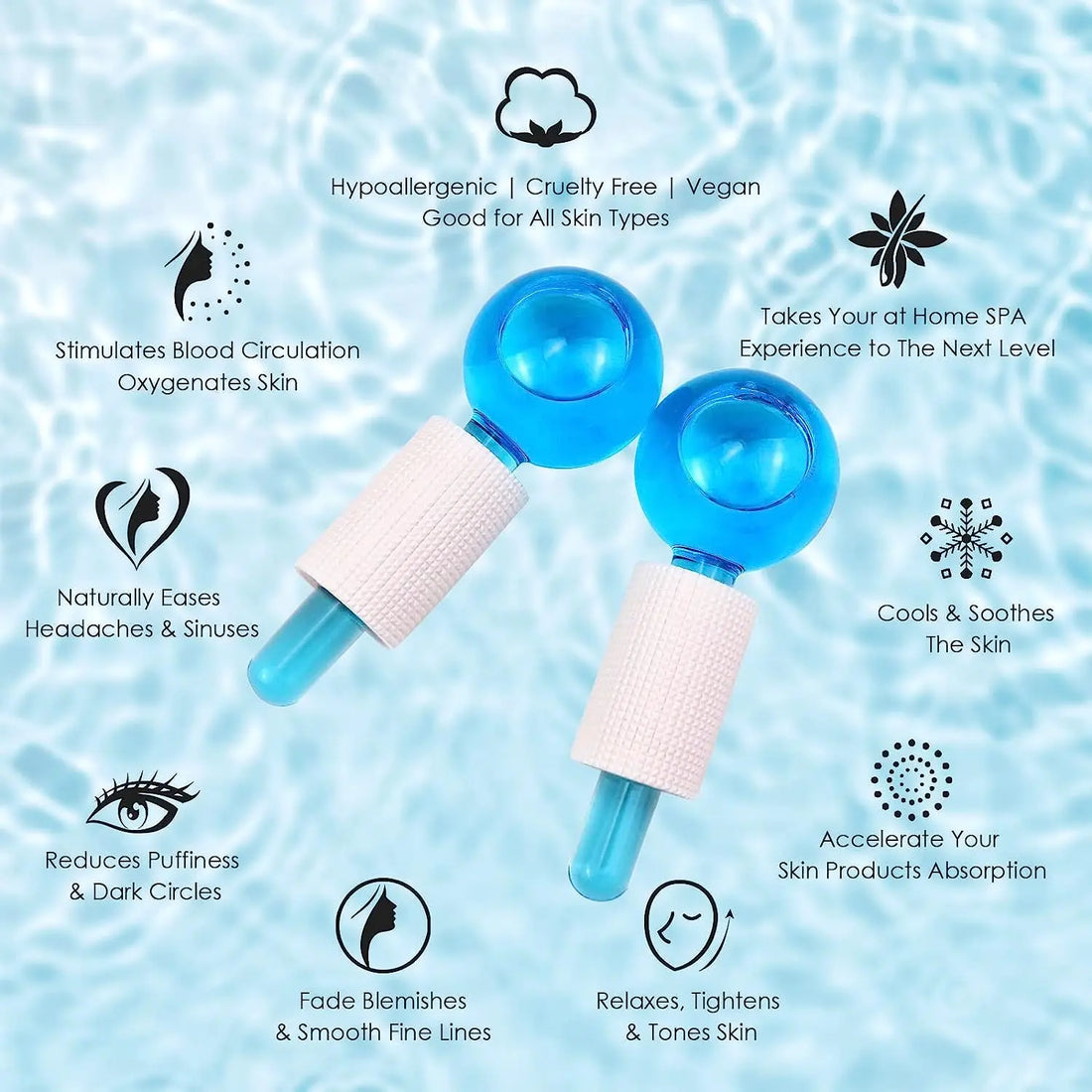 Facial Beauty Ice Wave Ball