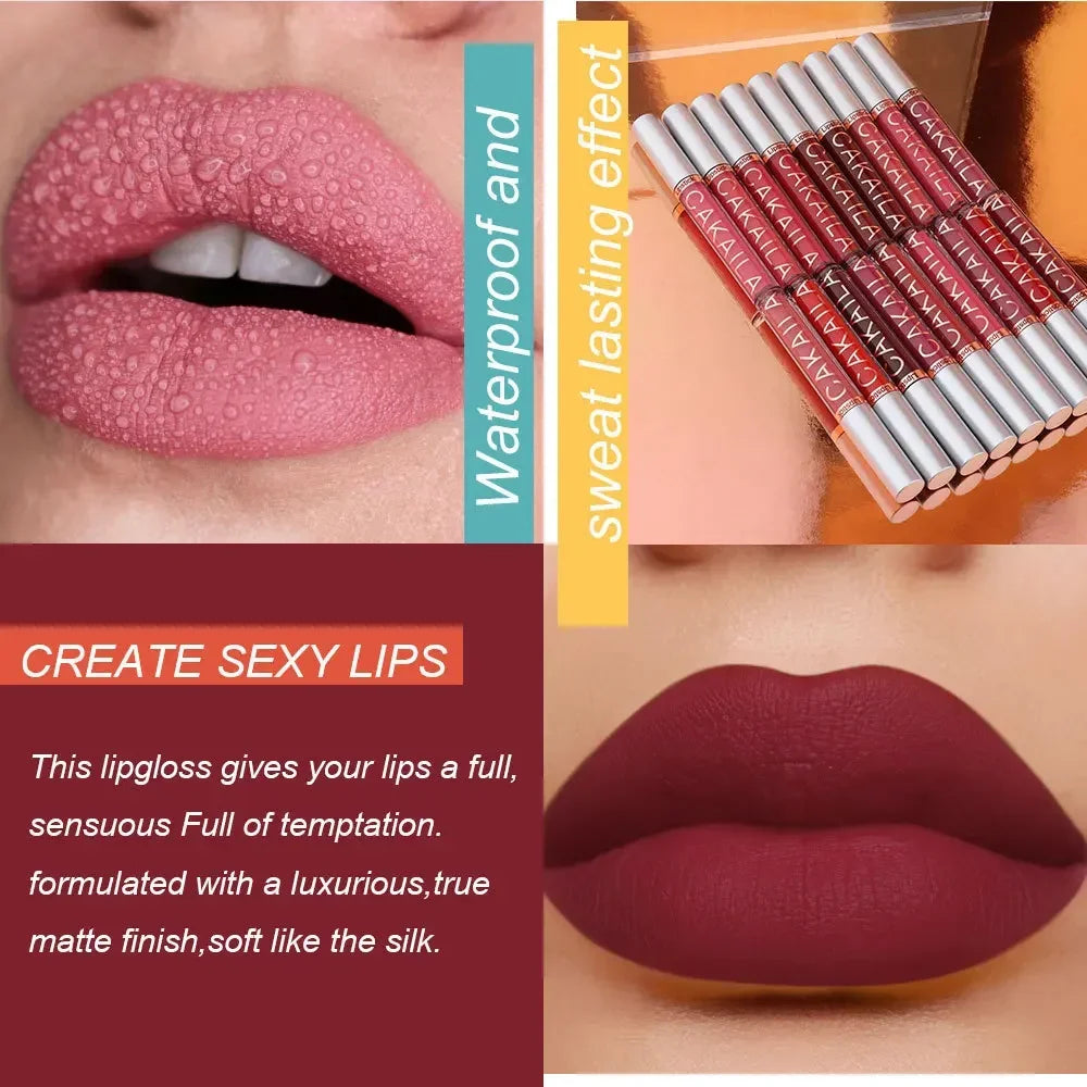 Waterproof Matte Lipstick Set