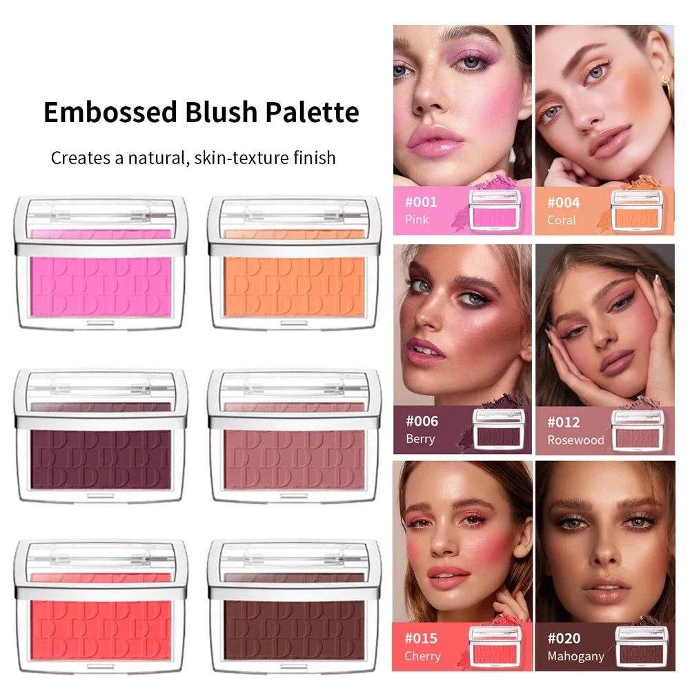 Matte Embossed Blush Palette