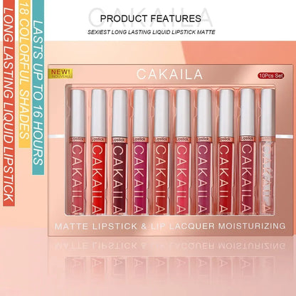 Waterproof Matte Lipstick Set