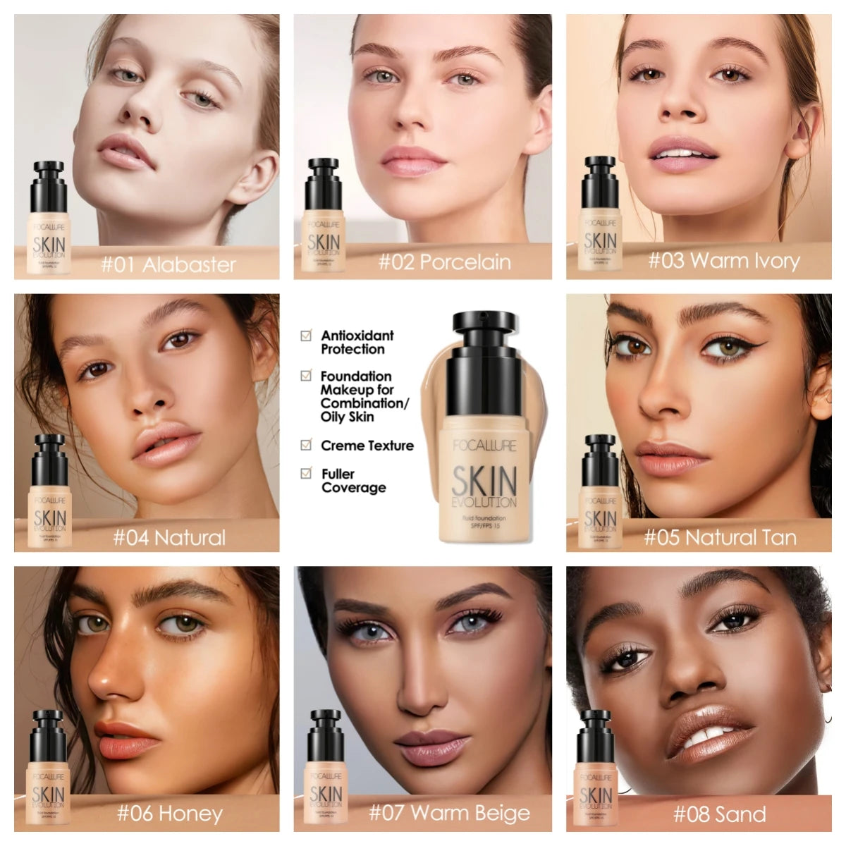 Waterproof Matte Face Liquid Foundation